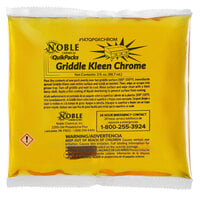Noble Chemical QuikPacks Chrome Griddle Kleen 3 oz. Liquid Grill / Griddle Cleaner Packet - 40/Case