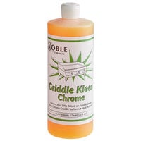 Noble Chemical Chrome Griddle Kleen 32 oz. Liquid Grill / Griddle Cleaner - 4/Case
