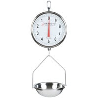 Cardinal Detecto T-3530 32 lb. Hanging Pan Scale with Double Dial, Legal for Trade