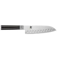 Shun DM0718 Classic 7" Forged Hollow Ground Santoku Knife with Pakkawood Handle