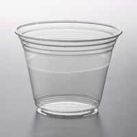 Choice HD 9 oz. Heavy Weight Clear PET Plastic Squat Cold Cup - 1000/Case