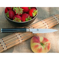 Shun DM0716 Classic 4 inch Forged Paring Knife with Pakkawood Handle