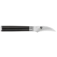 Shun DM0715 Classic 2 1/2" Forged Bird's Beak Paring Knife with Pakkawood Handle