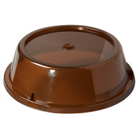 GET CO-93-A Round Amber Polypropylene Plate Cover for 9 11/16 inch to 10 7/16 inch Plates - 12/Case