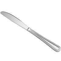 Acopa Lydia 8 3/4 inch 18/8 Stainless Steel Extra Heavy Weight Dessert Knife - 12/Case