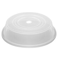 GET CO-102-CL Round Clear Polypropylene Plate Cover for 11 1/4 inch to 12 inch Plates - 12/Case
