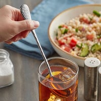 Acopa Industry 7 1/2 inch 18/0 Stainless Steel Heavy Weight Iced Tea Spoon - 12/Case