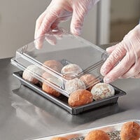Choice 5 1/4 inch x 8 1/2 inch Extra Large Food Container with Lid - 300/Case