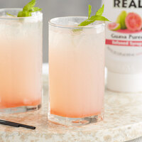 Real 16.9 fl. oz. Guava Puree Infused Syrup