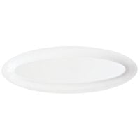 GET OP-2280-W Milano 22 1/2" x 8" White Platter - 6/Pack