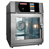 Blodgett-Combi BLCT-6E-H Electric Boiler-Free 5 Pan Mini Combi Oven with Touchscreen Controls and Hoodini Ventless Hood - 208V / 3 Phase