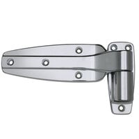 Kason® 1245 Reversible Cam-Rise Door Hinge (Polished Chrome, Flush Mount), 10 1/16" x 5 1/2"