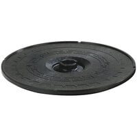 Carlisle 070703 Black Lift-Off Replacement Lid for 071703 12 inch Tortilla Server - 6/Case