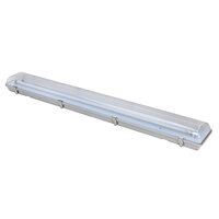 Kason® 1810EZ Fluorescent 48 inch Freezer Fixture, Accepts (2) F54T5HO Lamps (Sold Separately)