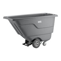 Lavex 0.5 Cubic Yard Gray Tilt Truck / Trash Cart (450 lb. Capacity)