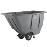 Lavex Industrial 0.5 Cubic Yard Gray Tilt Truck / Trash Cart (300 lb. Capacity)