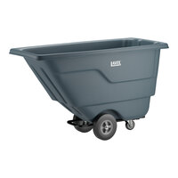 Lavex 0.5 Cubic Yard Gray Tilt Truck / Trash Cart (300 lb. Capacity)