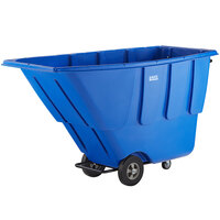 Lavex 1 Cubic Yard Blue Tilt Truck / Trash Cart (600 lb. Capacity)