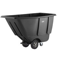 Lavex Industrial 0.5 Cubic Yard Black Tilt Truck / Trash Cart (300 lb. Capacity)