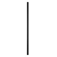 Aardvark 61530099 7 3/4 inch Jumbo Black Wrapped Paper Straw - 3200/Case