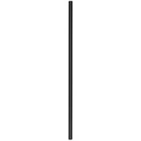 Aardvark 7 3/4" Jumbo Black Unwrapped Paper Straw - 4800/Case