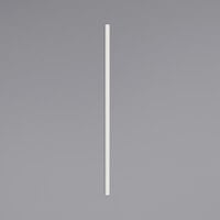 Aardvark 5 3/4" White Unwrapped Paper Stirrer / Sip Straw - 7000/Case