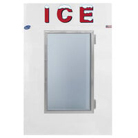 Leer 40AG-R290 51 inch Indoor Auto Defrost Ice Merchandiser with Straight Front and Glass Door