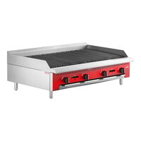 Avantco Chef Series CAG-48-RC 48" Gas Countertop Radiant Charbroiler - 120,000 BTU