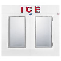 Leer 100CG-R290 94 inch Indoor Cold Wall Ice Merchandiser with Straight Front and Glass Doors