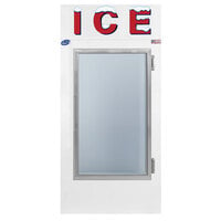 Leer 30AG-R290 36 inch Indoor Auto Defrost Ice Merchandiser with Straight Front and Glass Door