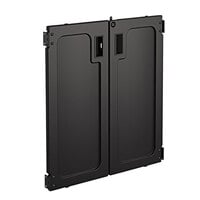 Suncast HKCBMDOOR Black Lockable Resin Doors for Janitorial / Housekeeping Cart