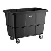 Lavex 27 Cubic Foot Black Cube Truck (1200 lb. Capacity)