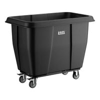 Lavex 12 Cubic Foot Black Cube Truck (600 lb. Capacity)