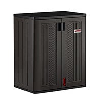 Suncast BMCCPD3600 Gray 3-Shelf Heavy Duty Base Storage Cabinet - 30 inch x 20 1/4 inch x 36 inch