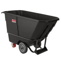 Suncast RMTTSD50D 0.5 Cubic Yard Black Standard-Duty Tilt Truck / Trash Cart (800 lb.)