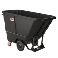 Suncast RMTTSD100 1 Cubic Yard Black Standard-Duty Tilt Truck / Trash Cart (1300 lb.)