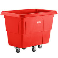 Lavex 12 Cubic Foot Red Cube Truck (600 lb. Capacity)