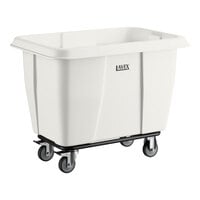 Lavex 8 Cubic Foot White Cube Truck (500 lb. Capacity)