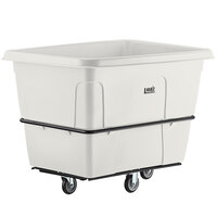 Lavex Industrial 20 Cubic Foot White Cube Truck (1200 lb. Capacity)