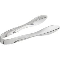 Acopa 6 inch 18/8 Stainless Steel Tongs with Smooth Edge