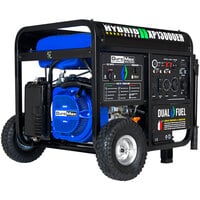 DuroMax XP13000EH Portable 500 CC Dual Fuel Powered Gasoline / Propane Generator with Electric / Recoil Start and Wheel Kit - 13,000W, 120/240V