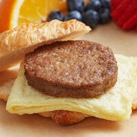 Beyond Meat 1.63 oz. Plant-Based Vegan Breakfast Sausage Patty - 90/Case