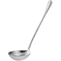 Acopa Edgeworth 4 oz. 18/8 Stainless Steel Extra Heavy Weight Ladle