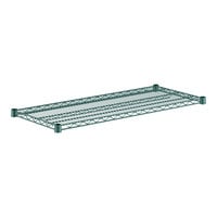 Regency 18" x 42" NSF Green Epoxy Wire Shelf