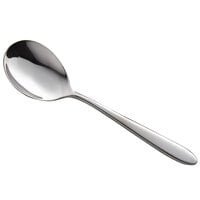 Acopa Remy 6 1/2 inch 18/8 Stainless Steel Extra Heavy Weight Bouillon Spoon - 12/Case