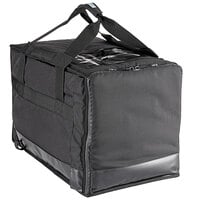 Vesture Heavy-Duty Thermal Chafer Pan Carrier Delivery Bag with Removable Shelf System - 15" x 23 1/2" x 17"