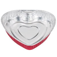 Disposable Foil 1/2 Sheet Cake Pan with Plastic Lid #7300P