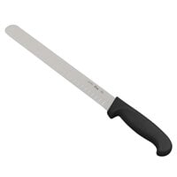 Choice 12 inch Granton Edge Slicing Knife with Black Handle