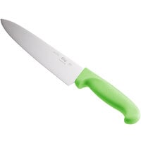 Choice 8 inch Chef Knife with Neon Green Handle