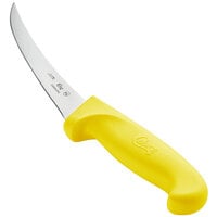 Choice 6" Curved Stiff Boning Knife with Yellow Handle